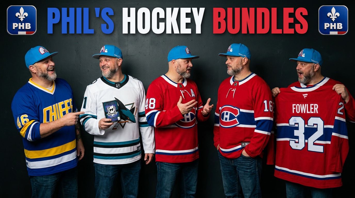 Phil et sa collection de jerseys — Phil's Hockey Bundles